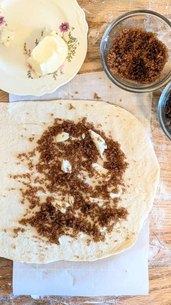 Calzone with Brown Sugar