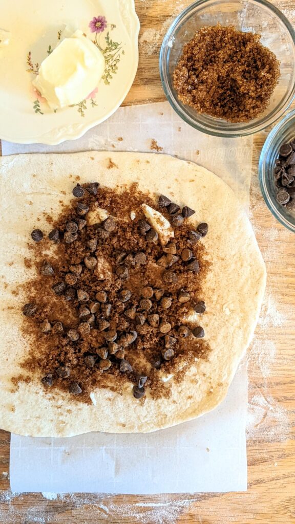 Calzone with filling